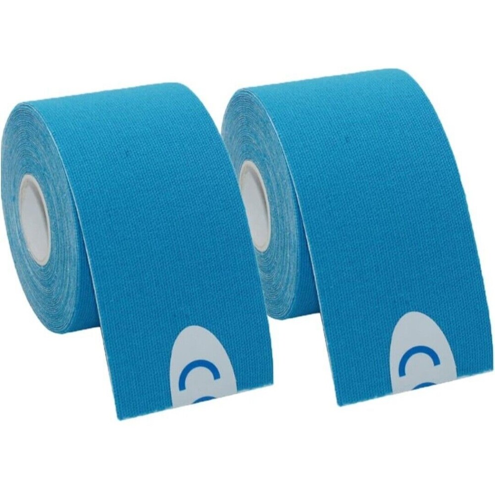 OBTANIM 2 Rolls Waterproof Breathable Kinesiology Tape, Athletic Elastic Kneepad